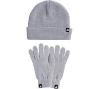 Adidas Winter-Set KB7340 – Unisex Mütze & Handschuhe Light Grey Heather/White 56–58 cm
