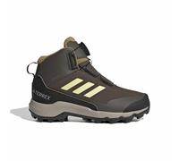 Winterboots ADIDAS TERREX "WINTER MID BOA RAIN.RDY", Kinder, Gr. 40, braun (shadow olive, dual gelb, olive strata), Synthetik, Textil, Schuhe Winterboots, wasserdicht (25847342-40) shadow olive, dual