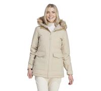 adidas Wintermantel Hooded Fur Parka (wasserabweisend) beige Damen, Größe M