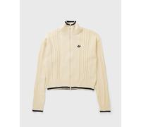 Adidas WMNS CABLE KNIT FIREBIRD TRACK TOP women Track Jackets beige in Größe:S