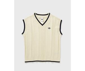Adidas WMNS CABLE KNIT VEST women Vests yellow in Größe:XS