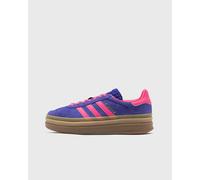 Sneaker ADIDAS ORIGINALS "GAZELLE BOLD", Damen, Gr. 38,5, lucid blau, lucid pink, gold metallic, Leder, Synthetik, Schuhe Sneaker (34136834-38,5) lucid blau, lucid pink, gold metallic
