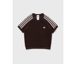 Adidas WMNS KNITTED CROCHET CALI TEE women Shortsleeves white in Größe:S