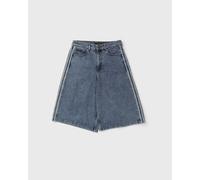Shorts ADIDAS ORIGINALS "DENIM-JORTS, MITTELHOHER BUND", Damen, Gr. 36, N-Gr, blau (worn blau denim, normal, gr.), Obermaterial: 100% Baumwolle, Hosen Shorts, sportlicher Stil, aus Baumwolle, eng gesc