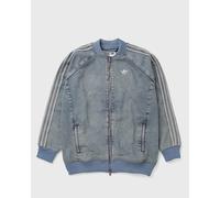 Jeansjacke ADIDAS ORIGINALS "SST OVERSIZE DENIM ORIGINALS", Damen, Gr. XS, blau (worn blau denim), Obermaterial: 100% Baumwolle, Jacken Jeansjacke (95092768-XS) worn blau denim
