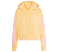 adidas - Women's 3-Stripes French Terry Full Zip Hoodie - Sweat- & Trainingsjacke, Gr. XXL, beige (SemiIceTangerine/StTropicBloom)