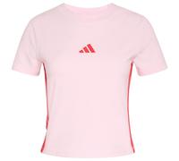 adidas - Women's 3-Stripes SJ Baby Tee - T-Shirt, Gr. XS, rosa (ClearPink/PureRuby)