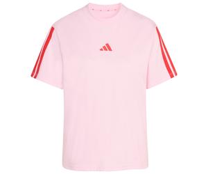 adidas - Women's 3-Stripes SJ Tee B - T-Shirt, Gr. M, rosa (ClearPink/PureRuby)