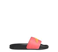 adidas Women's Adilette Shower Slides Sandal, Acid Red/Flash Orange/Core Black, 5