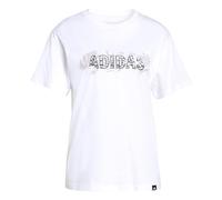 adidas Women's Animal Graphic T-Shirt, White, M