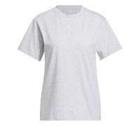 adidas Women's Bow ON LINEAR Logo Graphic T-Shirt, Light Grey Heather, XL