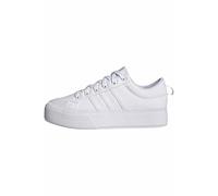 adidas Women's Bravada 2.0 Platform Sneaker, White/White/Chalk White, 6.5