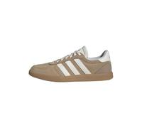 adidas Sportswear Sneaker aus Leder mit Schnürung Modell 'BREAKNET SLEEK' in Sand, Größe 36,5