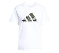 adidas Women's CAMO Graphic T-Shirt, White, XS