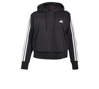 adidas Damen Essentials 3-Streifen French Terry Viertelreißverschluss Hoodie (in Übergröße) Kapuzen-Sweatshirt (1 Stück)