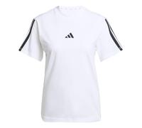 Adidas Essentials 3 Stripes Cotton Kurzarm-t-shirt XS White / Black 2