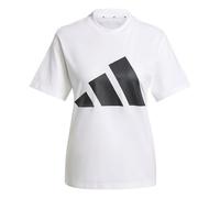 adidas Women's Essentials Big Logo Cotton T-Shirt, White/Black, XL