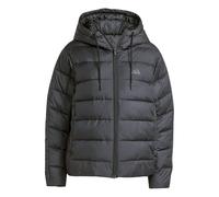 adidas Women's Essentials CLIMAWARM 3 Stripes Synthetic Down Hooded Jackets, black, XXS