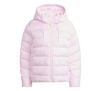 adidas Women's Essentials CLIMAWARM 3 Stripes Synthetic Down Hooded Jackets, clear pink, S