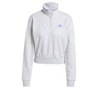 adidas Women's Essentials Color Pop French Terry Crop Quarter-Zip Originals Jacke
