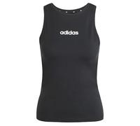 adidas Essentials Linear Slim Baumwoll Tanktop Damen JC5798 - black/white XXL