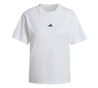 adidas Essentials Small Logo Baumwoll T-Shirt Damen JC5944 - white/black S