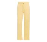 adidas Women's Essentials SMALL Logo Feel Cozy Open Hem Pants, Semi Ice Tangerine/White, S