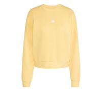 adidas Women's Essentials SMALL Logo Feel Cozy Relaxed FIT Sweatshirt, Semi Ice Tangerine/White, XXL