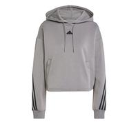 adidas Women's Future Icons 3-Streifen Hoodie Grey Four L
