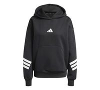 adidas Women's Future Icons Three Stripes Hoodie, Black, XXL