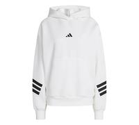 adidas Women's Future Icons Three Stripes Hoodie, White, XL