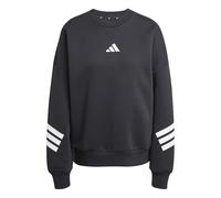 adidas Women's Future Icons Three Stripes Sweatshirt, Black, S