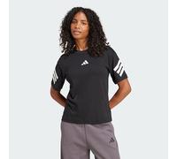 adidas Women's Future Icons Three Stripes T-Shirt, Black, XXS