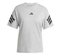 adidas Future Icons 3-Streifen T-Shirt Damen JW7837 - medium grey heather L
