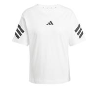 adidas Women's Future Icons Three Stripes T-Shirt, White, S