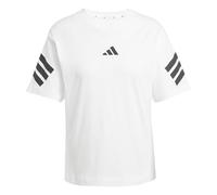 adidas Women's Future Icons Three Stripes T-Shirt, White, XL