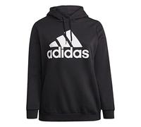 Adidas Womens Hooded Sweat W Inc Bl FL Hd, Black/White, GS1364, 3X