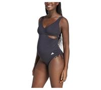 adidas Women's Iconisea Maternity U-Back Badeanzug - Umstandsmode Black/White XL
