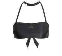 adidas Women's Iconisea Ribbed Padded Bandeau Bikinioberteil Black 44