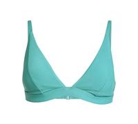 adidas Iconisea Ribbed Padded Triangle Bikini Top, Farbe Grün, Größe M