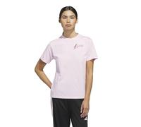 adidas Women's Mind Body & Spirit(S) Graphic T-Shirt, Clear pink, M