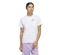 adidas Women's Mind Body & Spirit(S) Graphic T-Shirt, White, L