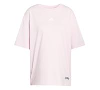ADIDAS SPORT MINI EMBROIDERY OVERSIZED GRAPHIC T-SHIRT (YY627) 2XL Clear Pink / White