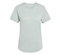 Adidas Yoga Essentials Short Sleeve T-shirt Grau M Damen