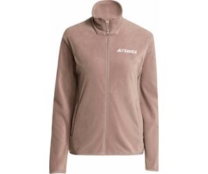 Adidas Women's Multi Essentials Full-Zip Fleece Jacket Trace Brown S