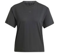 adidas - Women's Power Back Coutout 3-Stripes Tee - Funktionsshirt, Gr. M, grau (Black)