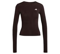 adidas Women's Power Essentials Workout Contour Long Sleeve, Aurora Coffee, XL