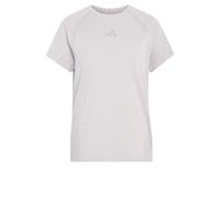 adidas Women's Seamless Knitted T-Shirt, Ice Purple/preloved fig, S