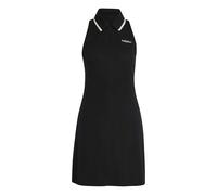 adidas Women's Seasonal Essentials Colorpop Dress with Embroidered Graphic, Black/Off White, S