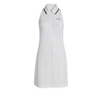 adidas Women's Seasonal Essentials Colorpop Dress with Embroidered Graphic, White/Collegiate Green, S Tall